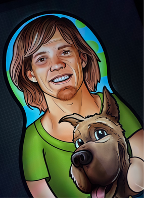 Matthew Lillard Shaggy Inspired Plush Doll or Ornament